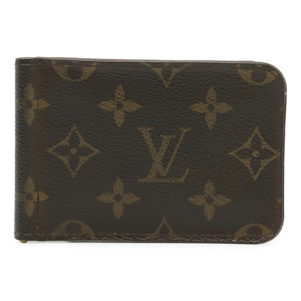 LOUIS VUITTON Monogram Portefeuille Pince Bi fold Wallet Billfold Money Clip